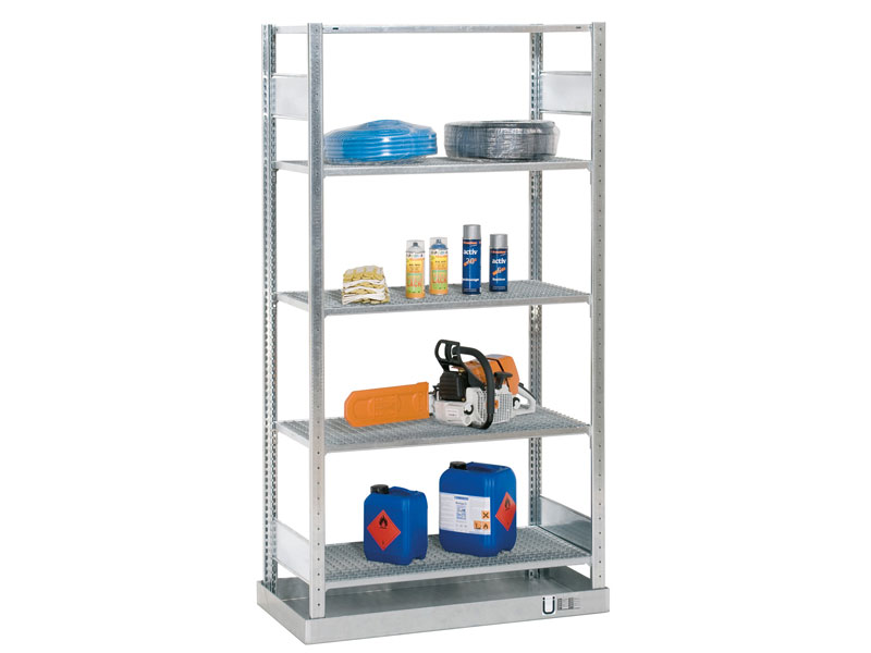 kleingebinderegal-gitterrostboden-auffangwanne